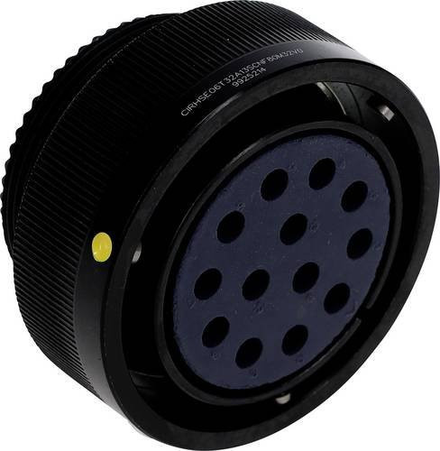 TE Connectivity CIRHSE06T32A13SCNF80M32V0 Steckverbinder in Schwarz - Bild 1