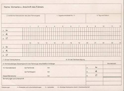 RNK Verlag Fahrtenbuch DIN A5 quer, 32 Blatt, Weiß/Grün - Bild 1