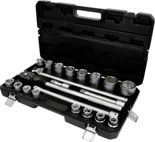 KS Tools Steckschlüsselsatz 3/4 Zoll, 21-teilig, Chrome Vanadium, Silber - Bild 1