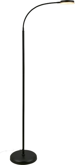 Brilo LED-Stehleuchte Megg in Schwarz, schwenkbar und dimmbar mit Touch-Funktion, B/T/H: 21 x 21 x 150 cm - Bild 1