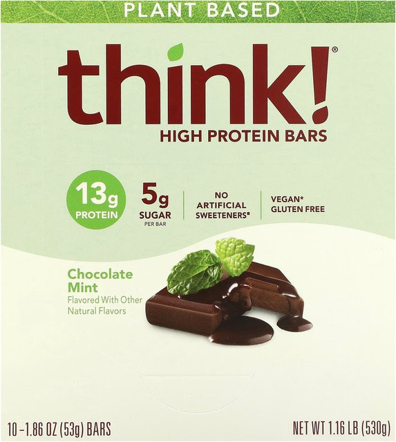 Denken! High Protein Riegel Schoko-Minze 10 x 53 g - Bild 1