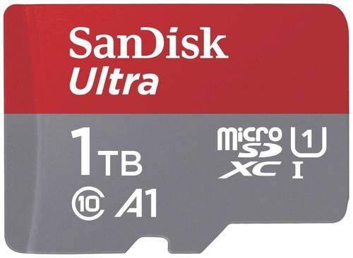 SanDisk Ultra microSDXC Speicherkarte 1TB mit Adapter A1 UHS-I Class 10 - Bild 1