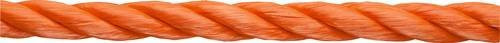 Dörner + Helmer Polypropylenseil geflochten Orange Durchmesser: 8 mm, Länge: 120 m - Bild 1