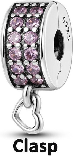 Lily there Spacer Stopper Clip Charms, 925 Silber, Damen - Bild 1