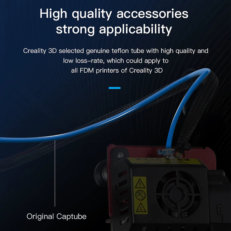 Creality PTFE-Schlauch in Blau für 1,75 mm Filament und FDM 3D-Drucker - Bild 3