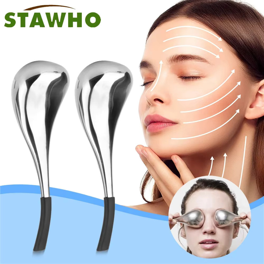 STAWHO Eisgloben für Gesicht und Augen, Edelstahl, Unisex - Bild 2