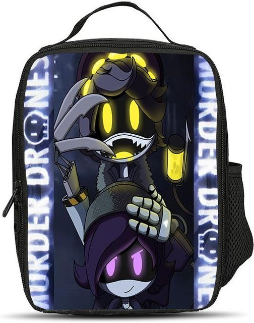 Fancy Style Studio Lunchtasche mit Mord-Drohnen Motiv, Mehrfarbig - Bild 1