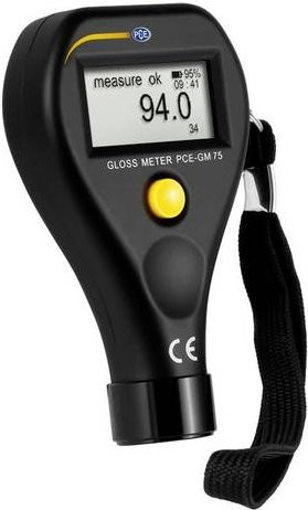 PCE Instruments Glanzmessgerät GM 75 in Schwarz B/T/H: 11,5 x 6,5 x 2,5 cm - Bild 1
