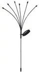 LUMINEO Solarleuchte Gartenstecker LED in Schwarz mit warmweißem Licht für Garten, Terrasse und Balkon - Bild 1