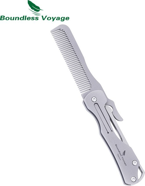 Boundless Voyage faltbarer Titan-Haarkamm, Unisex - Bild 1
