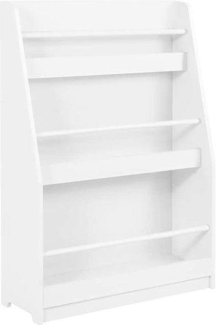 SoBuy Kinderregal mit 3 Fächern in Weiß, B/T/H: 58,3 x 18,2 x 81,2 cm - Bild 1