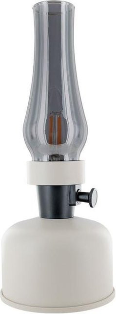 Schwaiger Retro Petroleum Leuchte Beige dimmbar mit Akku und Edison-LED-Filament - Bild 1