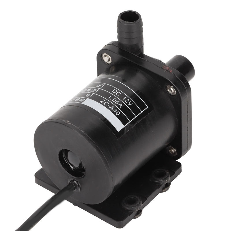 KONNWEI Ultra leise Tauchpumpe DC12V in Schwarz mit Keramikgehäuse für Aquarium und Teich - Bild 2