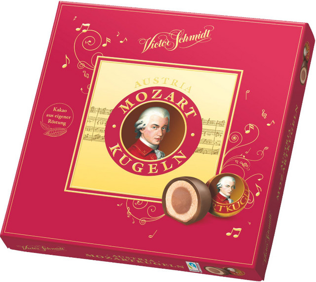 Victor Schmidt Austria Mozartkugeln Geschenkkarton 15 x 16,47 g (247 g) - Bild 1