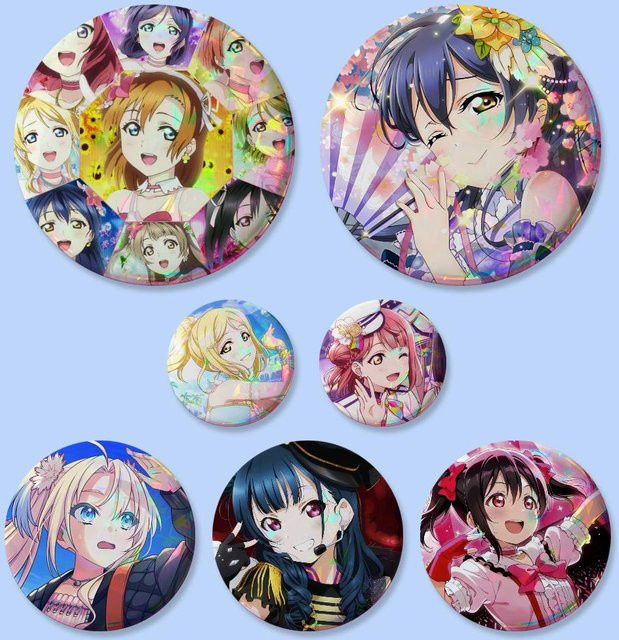 Bilibili Anstecknadel Brosche, Love Live Animierte Serie, Unisex - Bild 1