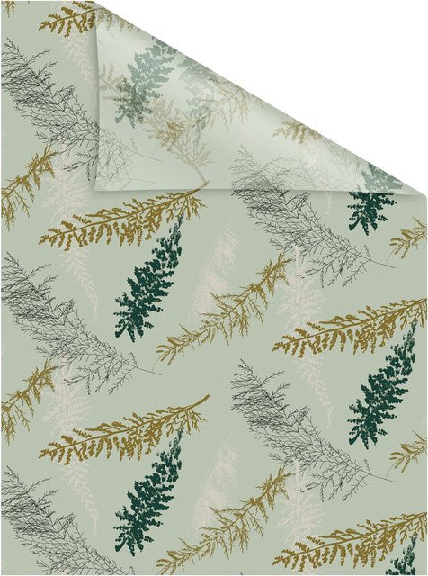 Lichtblick Fensterfolie selbstklebend Sichtschutz Fir Branches Grün - Bild 1