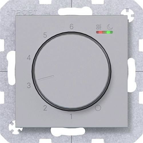 Hager WAN5010TA Temperaturregler in Grau und Weiß - Bild 1