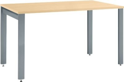 Schäfer Shop Select Schreibtisch LOGIN 4-Fuß in Ahorn und Basaltgrau, B/T/H: 120 x 80 x 74 cm - Bild 1