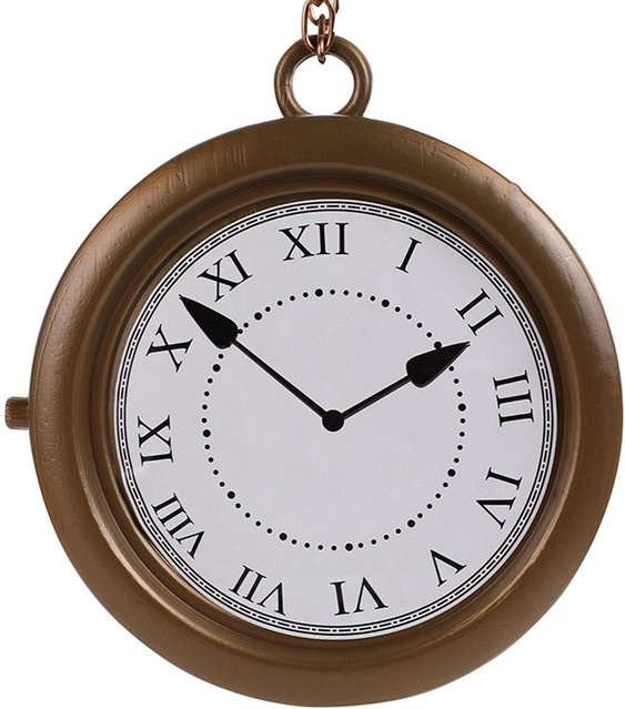 Uhr Halskette, weiß, Unisex - Bild 1