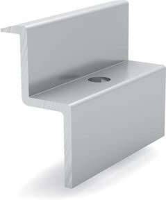 K2 Systems Endklemme Solo 30-31 mm in Silber aus Aluminium - Bild 1