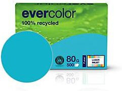 Clairefontaine Evercolor Kopierpapier DIN A4, 80 g/m², blau und grün, 500 Blatt - Bild 1