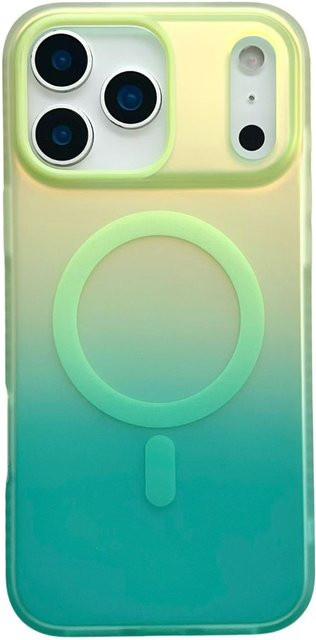 UCWIN MagSafe Lanyard Hülle mit Laser-Gradient und Handgelenksschlaufe für iPhone 17 16 15 14 13 12 Pro Max Multicolor - Bild 1