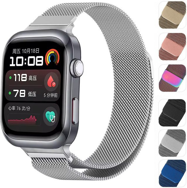 jansin Uhrenarmband Edelstahl, Silber, Unisex - Bild 1