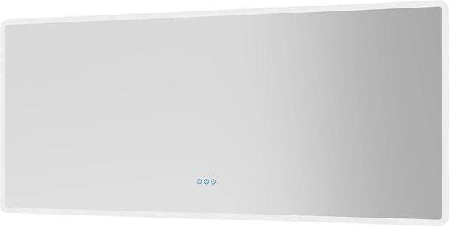 Aquabatos LED Badspiegel mit Antibeschlag und Dimmfunktion, Rechteckiger Wandspiegel für das Badezimmer, B/H: 160 x 70 cm - Bild 1