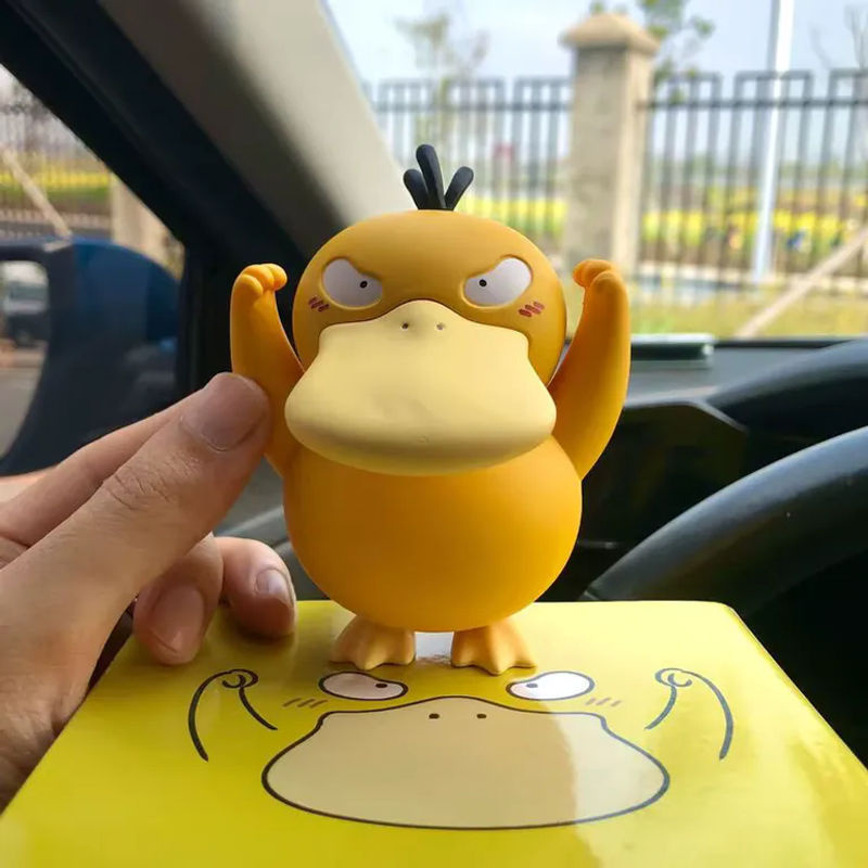 TAKARA TOMY Pokemon Psyduck Action Figure aus Kunststoff, gelbe Anime Modell Statue zur Desktop Dekoration - Bild 6