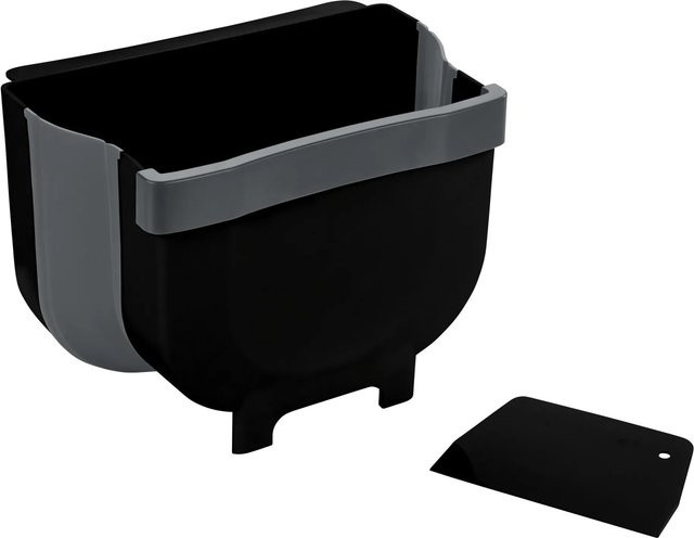 Wenko Tür-Abfalleimer Fago 5 Outdoor Kitchen in Schwarz - Bild 1