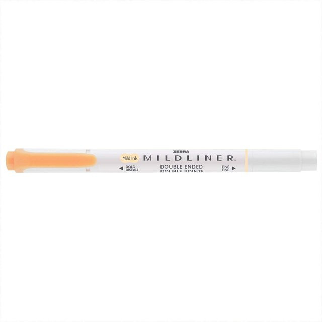 ZEBRA Mildliner Textmarker mit 2 Spitzen in Orange - Bild 1