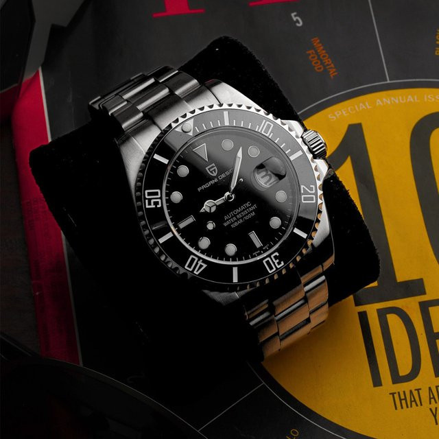 PAGANI DESIGN Armbanduhr, Automatik, Edelstahl, Saphirglas, 43 mm, Herren - Bild 1