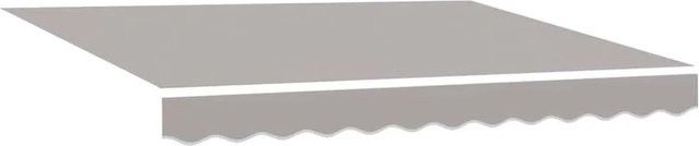 Furnicato Markisenersatzstoff aus Polyester in Hellgrau, B: 300 cm, H: 250 cm - Bild 1