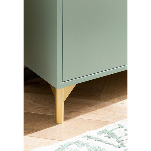 Schildmeyer Highboard Ando in Pistaziengrün, B/T/H: 33 x 40,3 x 114,4 cm - Bild 3