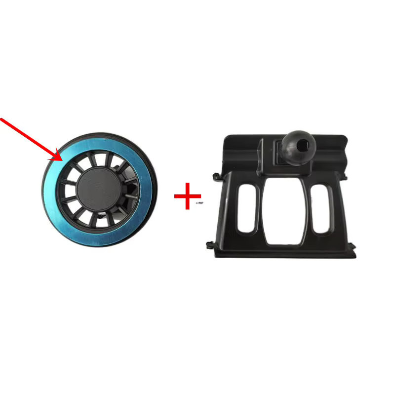 Magnetische Smartphone-Halterung aus ABS-Kunststoff für BMW X1 F48 und X2 F39 (2016-2021), Farbe: Schwarz - Bild 2