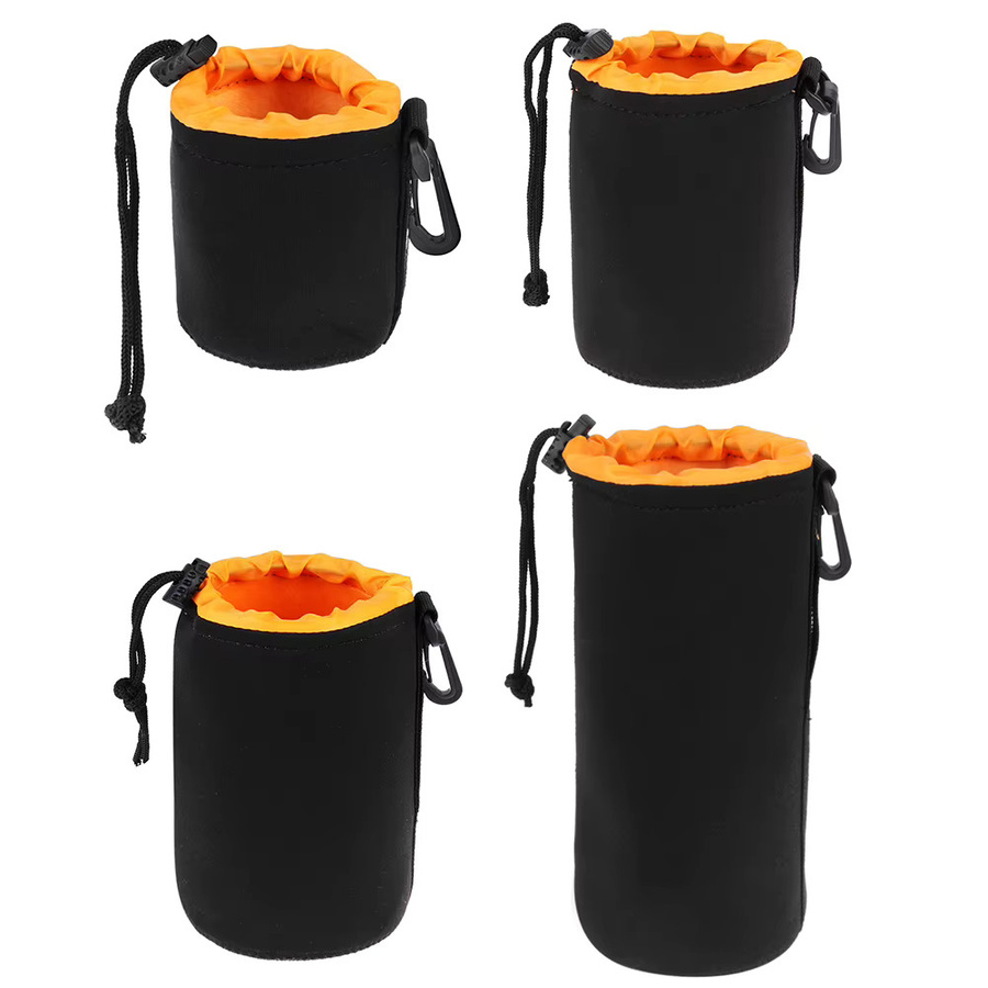 VAKIND Kameraobjektiv-Tasche aus wasserdichtem Neopren in Schwarz für Canon und Sony DSLR-Kameras - Bild 7