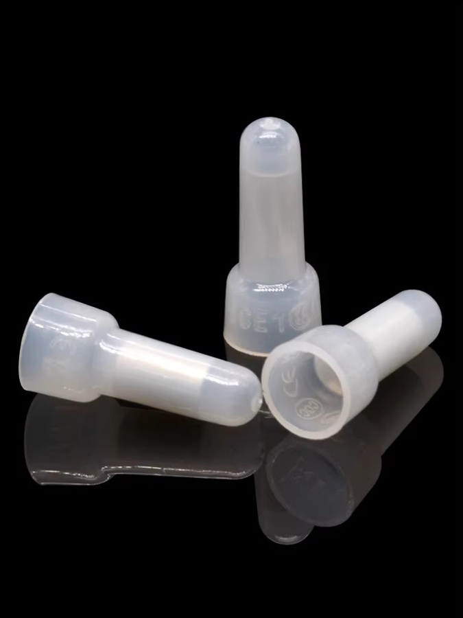 FATO Crimpkappen mit geschlossenem Ende, 120 Stück, transparent, AWG Gauge Wire Connector Terminal (22–16, 16–14, 12–10) - Bild 3