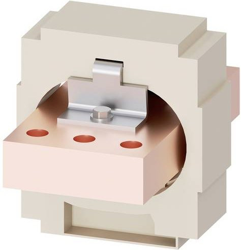 Siemens Stromsensor 3WA9111-0AA32 in Weiß und Messing - Bild 1