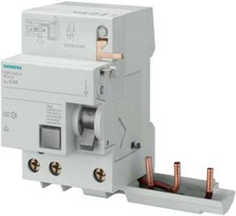 Siemens FI-Block RCD 40A 0.3A 400V in Weiß 5SM2633-6 - Bild 1