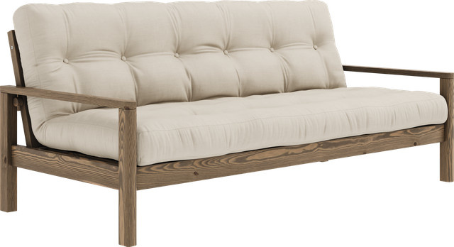 Karup Knob Schlafsofa modern in Beige mit Stoffbezug - Bild 1