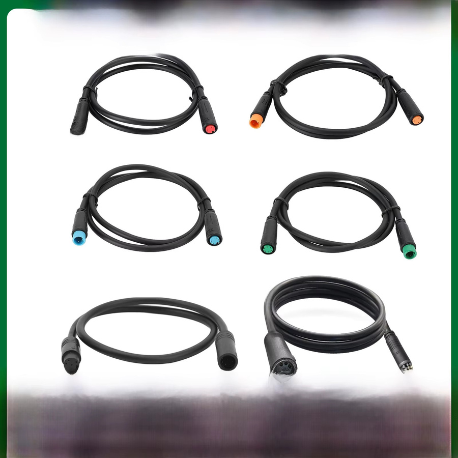 E-Bike-Verlängerungskabel in Schwarz für Motor, Bremsen, Getriebesensor, Display, Controller und Gas mit 2 bis 9 Pins - Bild 4