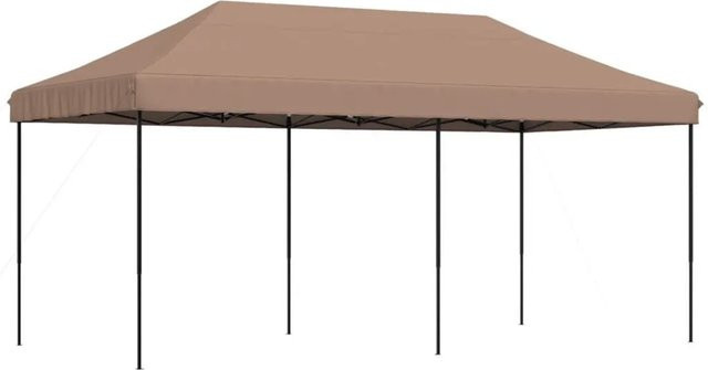 vidaXL Partyzelt Faltbar Pop-Up Braun B/T/H: 580 x 292 x 315 cm - Bild 1