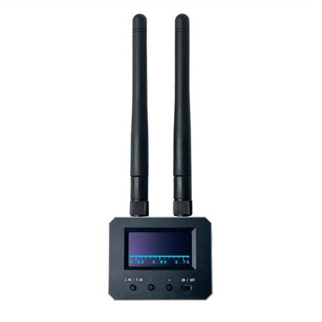 N88R 2,4G 5,8G Drone Signal Scanner FPV Antenne für Quadcopter und Starrflügler in Schwarz - Bild 1