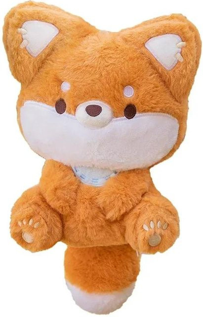 Kawaii Fuchs Plüschtier, orange, 23cm - Bild 1