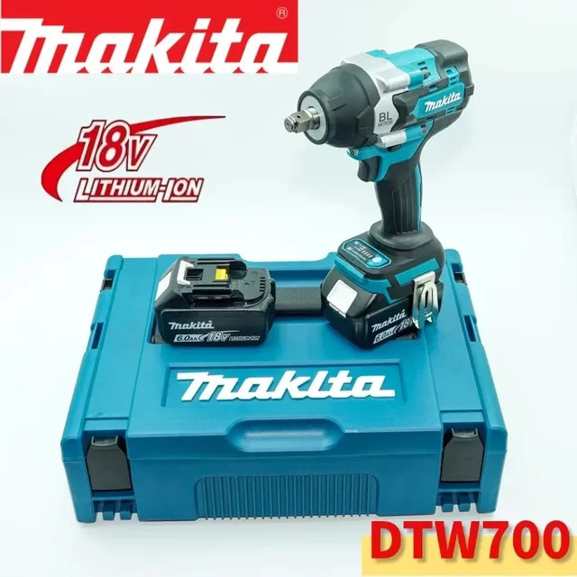 Makita LXT DTW700 Schlagschrauber mit bürstenlosem Motor und 18V Lithium-Akku - Bild 1