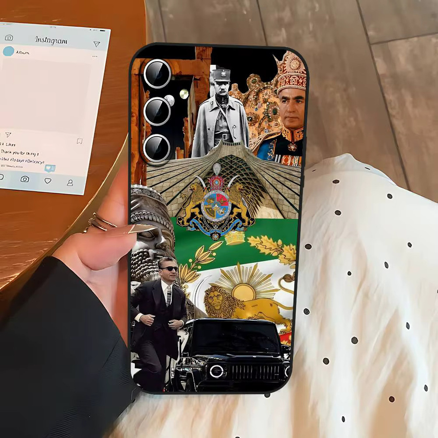 Handyhülle Mohammad Reza Pahlavi für Samsung Galaxy S21 S22 S23 S24 S25 S26 Ultra FE Plus 5G A52S Soft Cover Multicolor - Bild 2