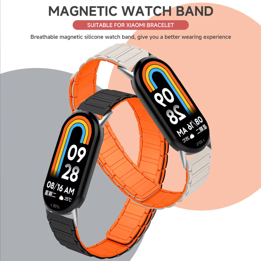 FancyWrist Uhrenarmband Silikon, Magnetische Schleife, Mi Band 8/9 - Bild 2