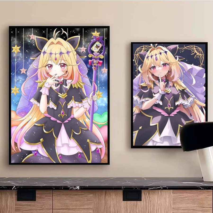 Kayou Cure Arcana Shadow Meitantei Precure Poster, wasserfester Aufkleber in Multicolor, B: 20,0 cm, H: 20,0 cm - Bild 3