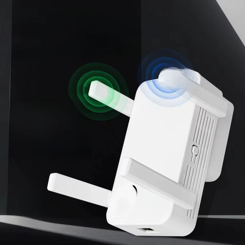 Kebidumei WIFI6 AX3000 Gigabit Wireless Repeater Router Dual Band 2,4/5 GHz Signal Booster mit 4 High-Gain Antennen in Weiß - Bild 7