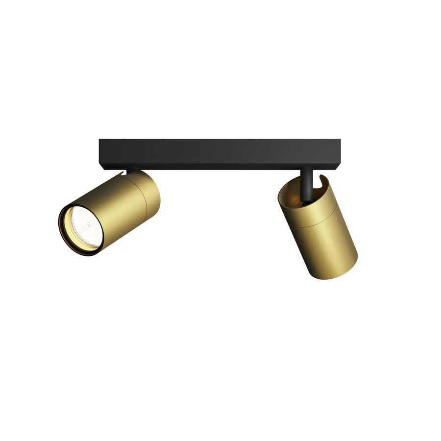 Philips Hue Idris 2-flammiger LED-Spot für Badezimmer, Gold/Messing, IP44, GU10 - Bild 2